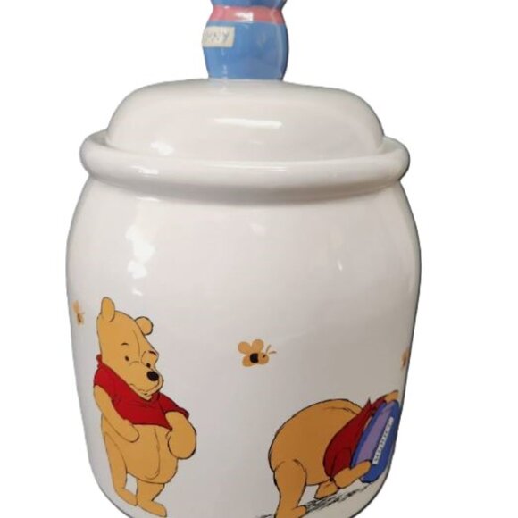 New in Box Treasure Craft Winnie The Pooh Cookie Crock #400-171 - Picture 4 of 7